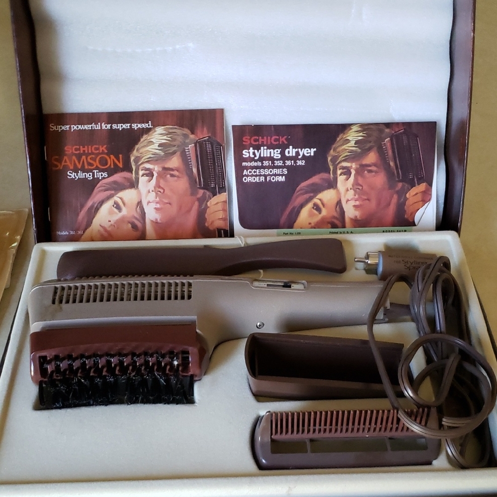 Schick Samson Styling Dryer - Brown and Gray